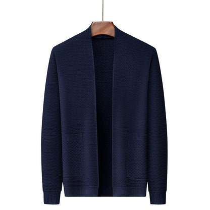 Herren Blazer Offen Strick Style