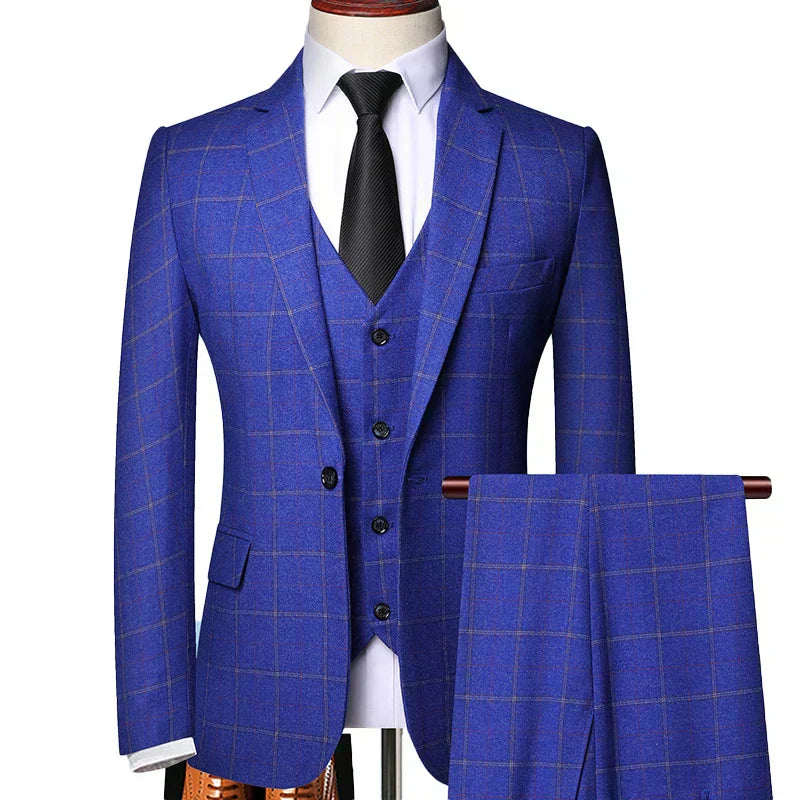 Herren Anzug 3-teilig Elegant Modern