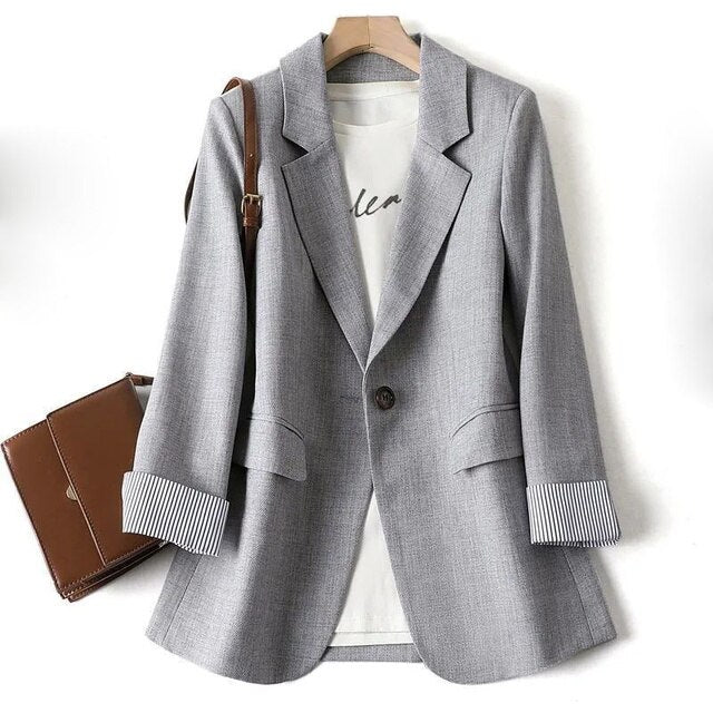 Damen Blazer mit Tasche - Elegant und Lässig