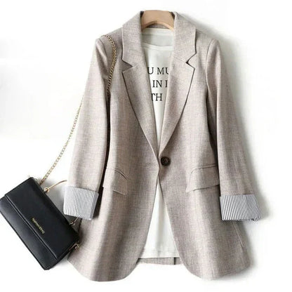 Damen Blazer mit Tasche - Elegant und Lässig - IdealeKleiden