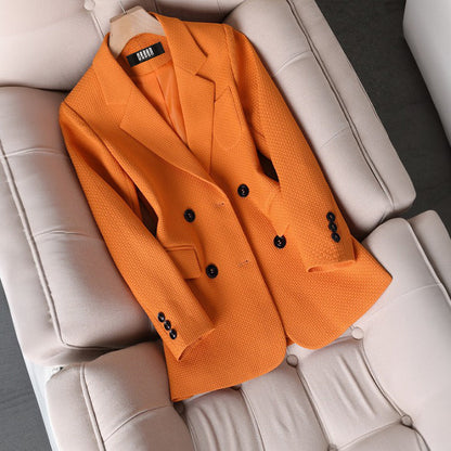 Herbst Blazer Damen Karomuster Chic