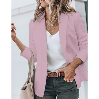 Damen Blazer Modern Offener Schnitt