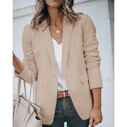 Damen Blazer Modern Offener Schnitt