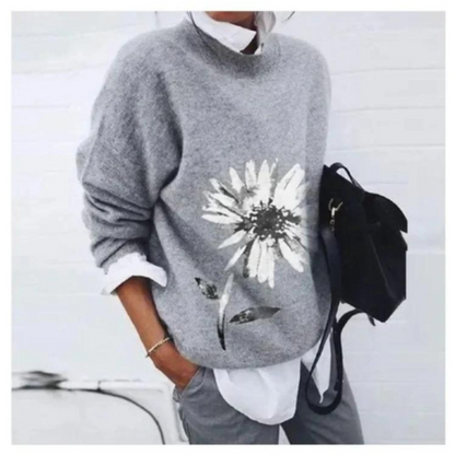 Bequemer Damen Pullover Lässig Chic