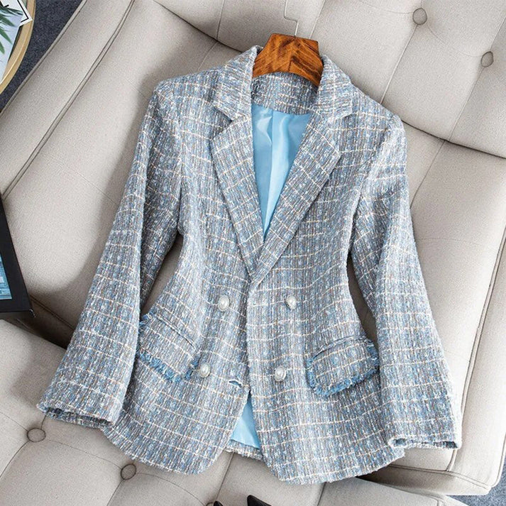 Eleganter Damen Blazer Tweed Design