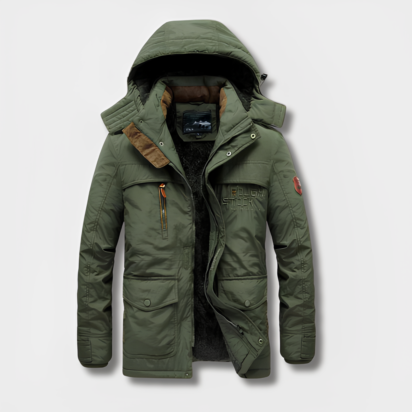 Militärjacke Winter Kapuze Warm