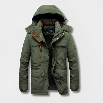 Militärjacke Winter Kapuze Warm