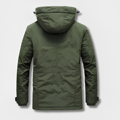 Militärjacke Winter Kapuze Warm - IdealeKleiden