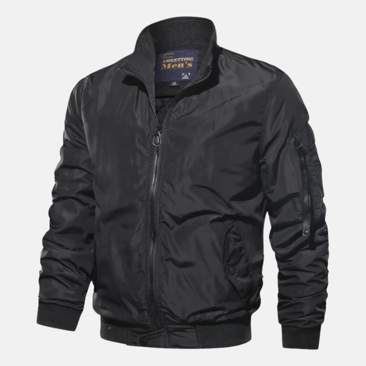 Herren Bomberjacke Winddicht Sportlich