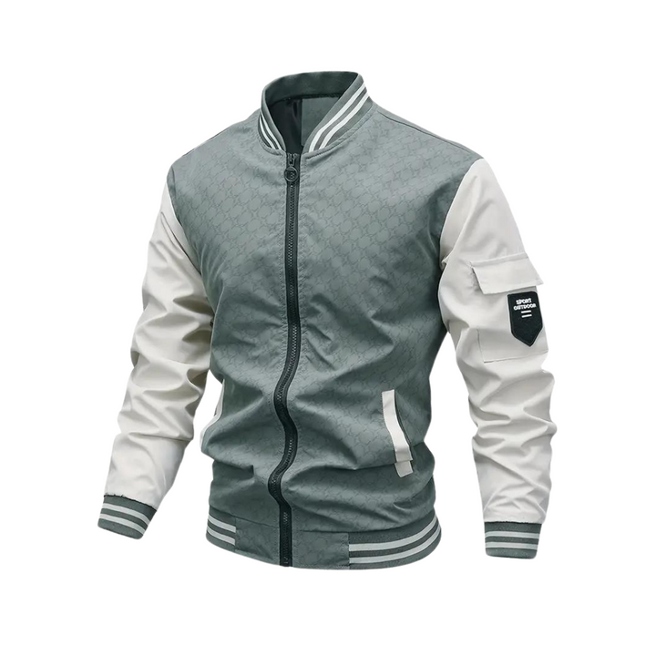 Herren Bomberjacke Reißverschluss Herbst Style