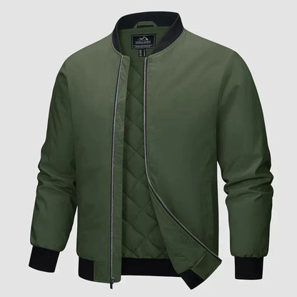 Winter-Bomberjacke Herren Reißverschluss Steppjacke