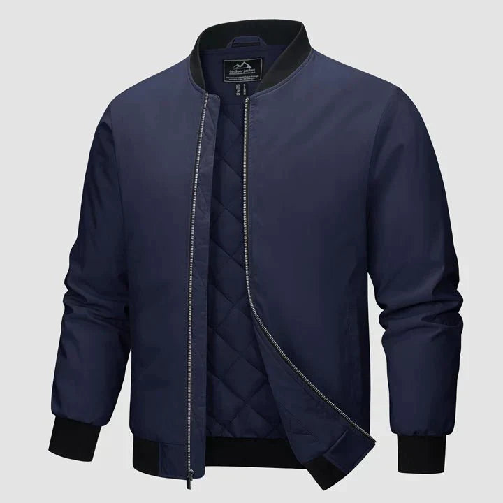 Winter-Bomberjacke Herren Reißverschluss Steppjacke