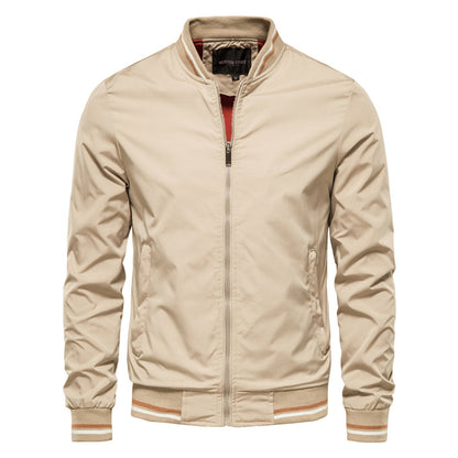 Herren Sommerjacke Winddicht ZIP