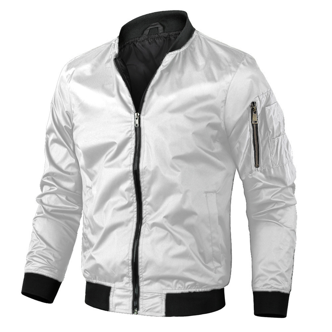Herren Bomberjacke Lässig Vintage Style