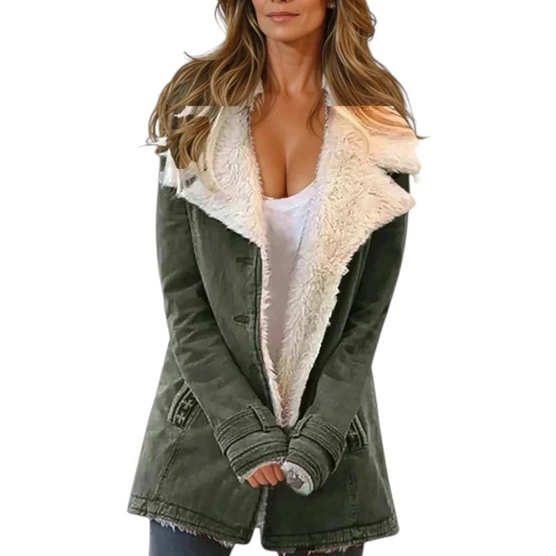 Stylische Damenjacke Komfortabel Klassisch - IdealeKleiden