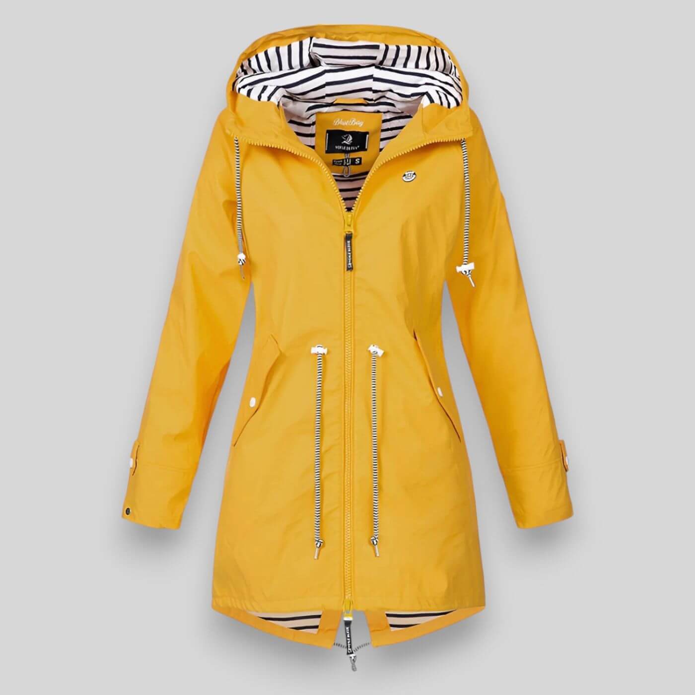 Damen Regenjacke Wasserdicht Elegant Style