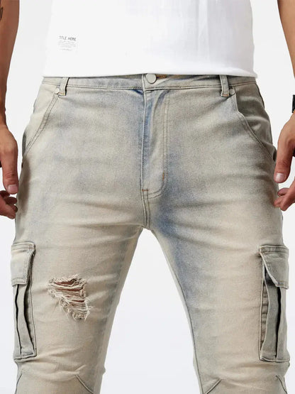 Bequeme Herren Cargohose Relaxed Fit