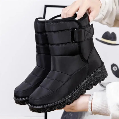 Damen Winterstiefel Wasserdicht Rutschfest Große Größen