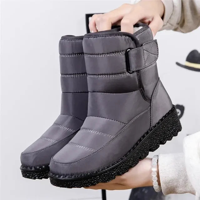 Damen Winterstiefel Wasserdicht Rutschfest Große Größen