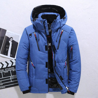 Wattierte Winterjacke Damen Kapuze Warm