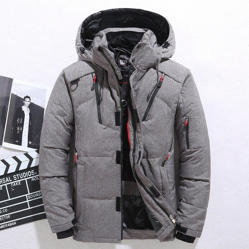 Wattierte Winterjacke Damen Kapuze Warm