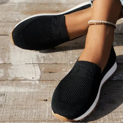 Natur Slipper Weich Stricken