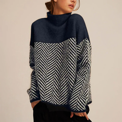 Stylisher Pullover Warm Stehkragen