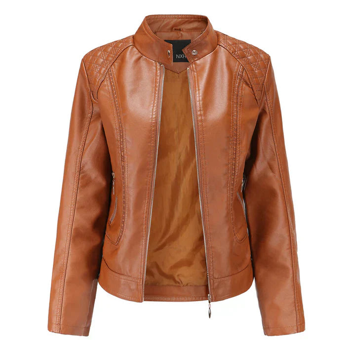 Alda - Lederjacke Modern Chic