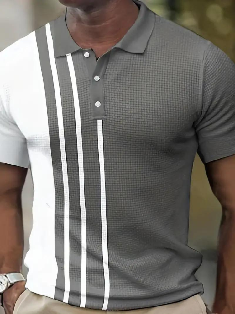 Modisches Polo T-Shirt Herren Kurzarm