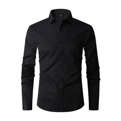 Herrenhemd Slim Fit Bügelfrei Knitterfrei