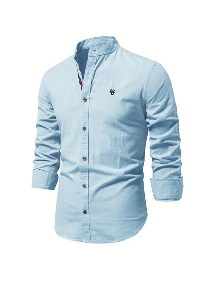 Elegantes Herrenhemd Langarm Klassik Stil