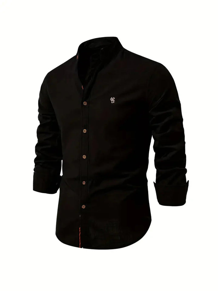 Elegantes Herrenhemd Langarm Klassik Stil