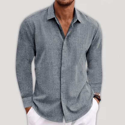Herrenhemd Langarm Regular Fit Kragen - IdealeKleiden