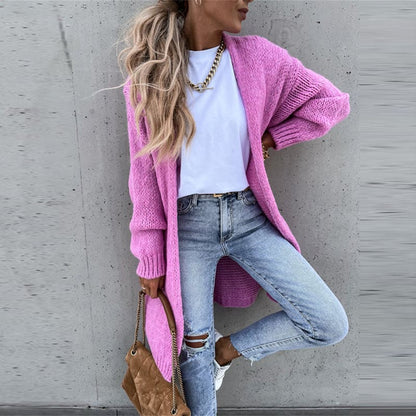 Herbst Strickjacke Damen Warm