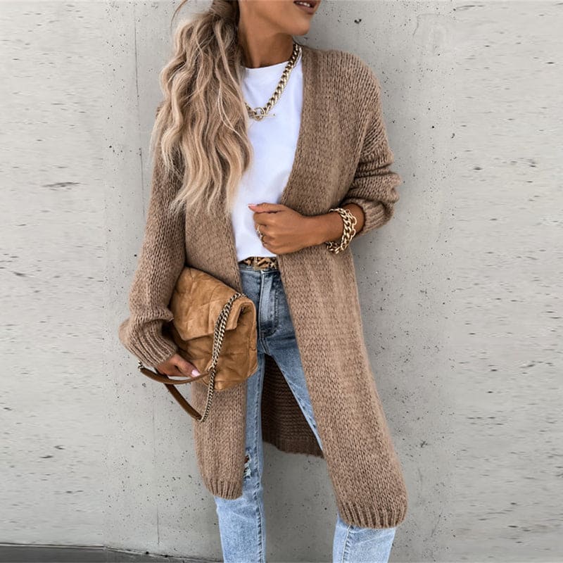 Herbst Strickjacke Damen Warm