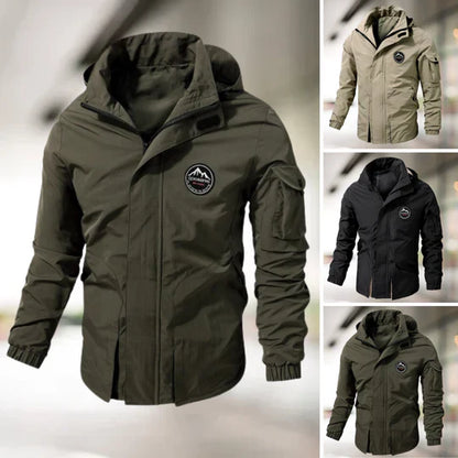 Winddichte Bomberjacke Militärstil Cargo - IdealeKleiden
