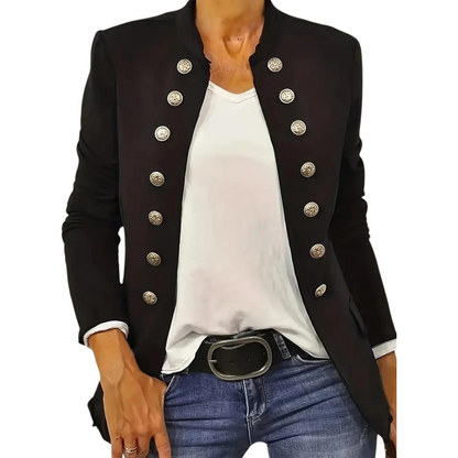 Eleganter Damenblazer Schwarz Vielseitig