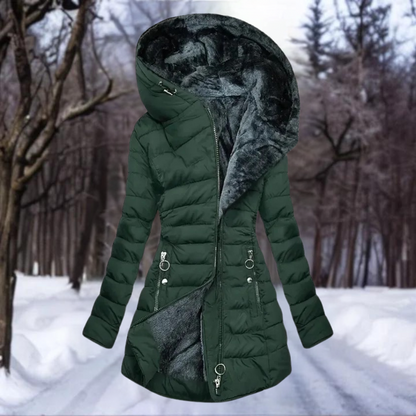 Elegante Damenjacke Plüsch Weich