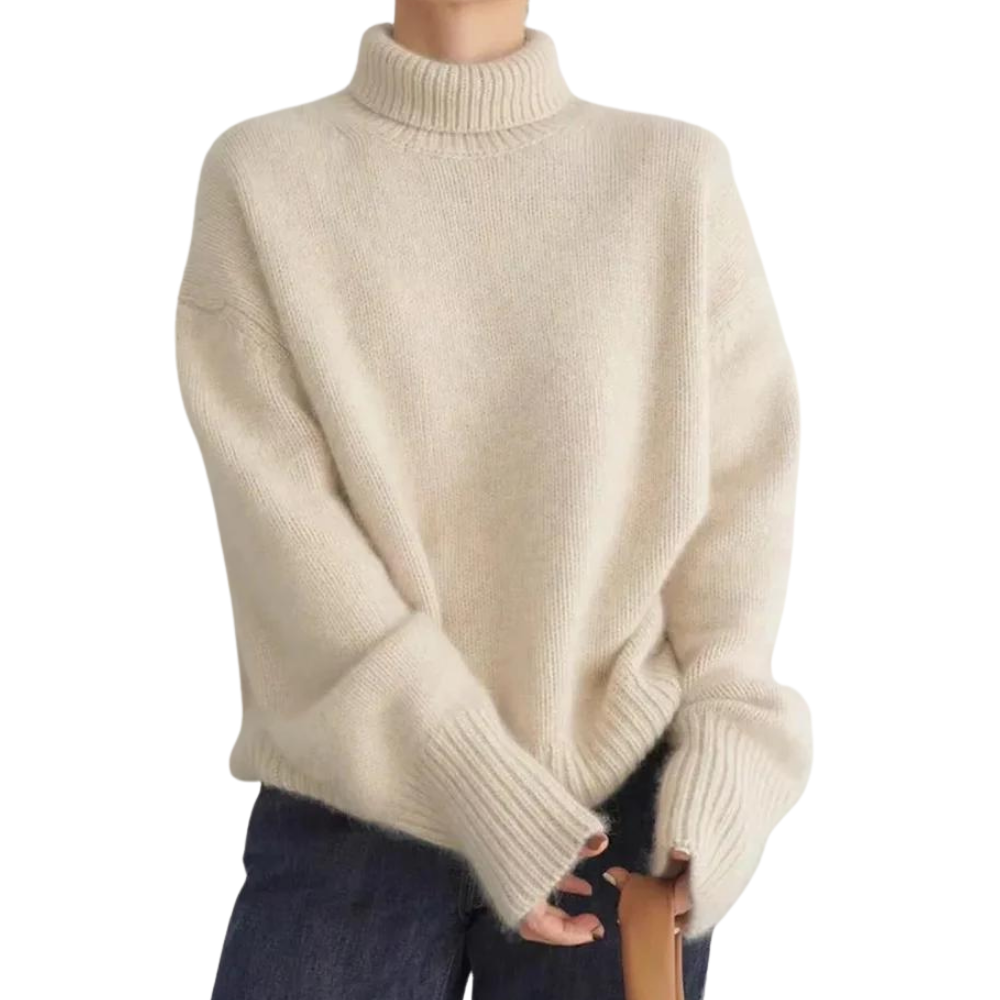 Stylischer Rollkragenpullover Freizeitmode Modern - IdealeKleiden