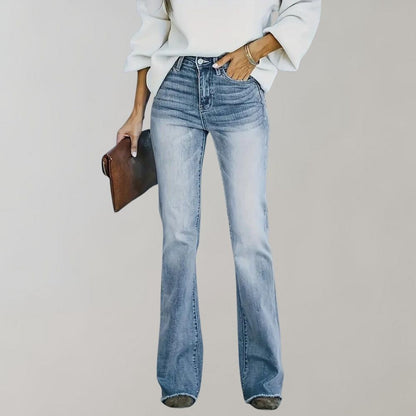 Schlaghose Frauen Trendy Elegant - IdealeKleiden
