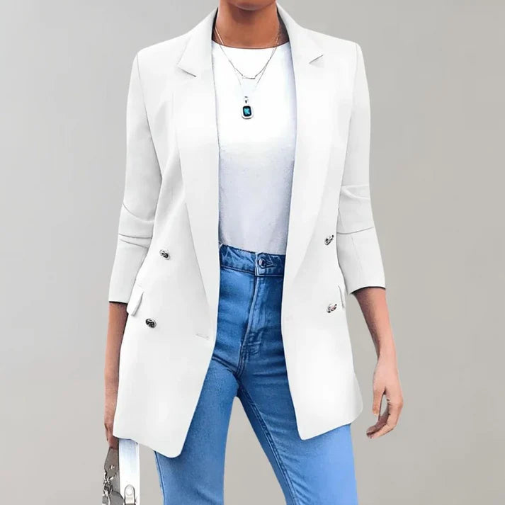 Stilvolle Damenjacke Lang Mantel