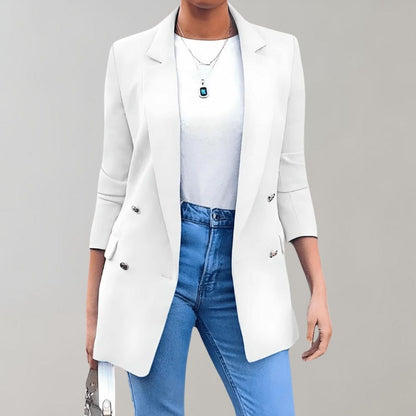 Elegante Damenjacke Lang Frühling Stil