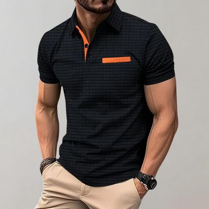 Herren Polo T-Shirt Kurzarm Elegant