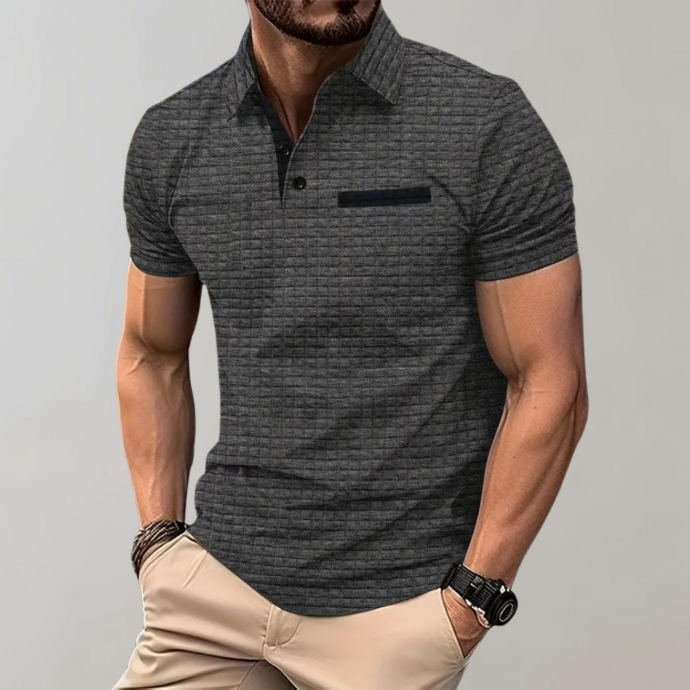 Herren Polo T-Shirt Kurzarm Elegant