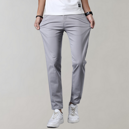Modische Chinos Herren Slim Fit Baumwolle Elegant