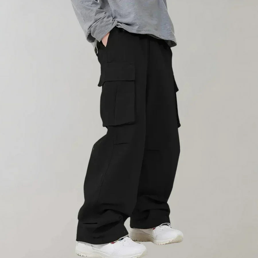 Modische Herrenhose Gerades Bein Cargo Stil