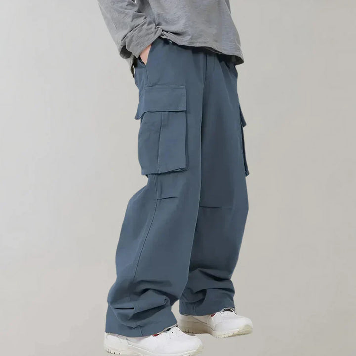 Modische Herrenhose Gerades Bein Cargo Stil