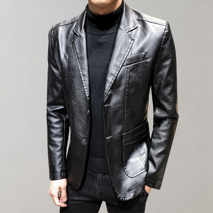 Herren Blazer Jacke Elegant Slim Fit