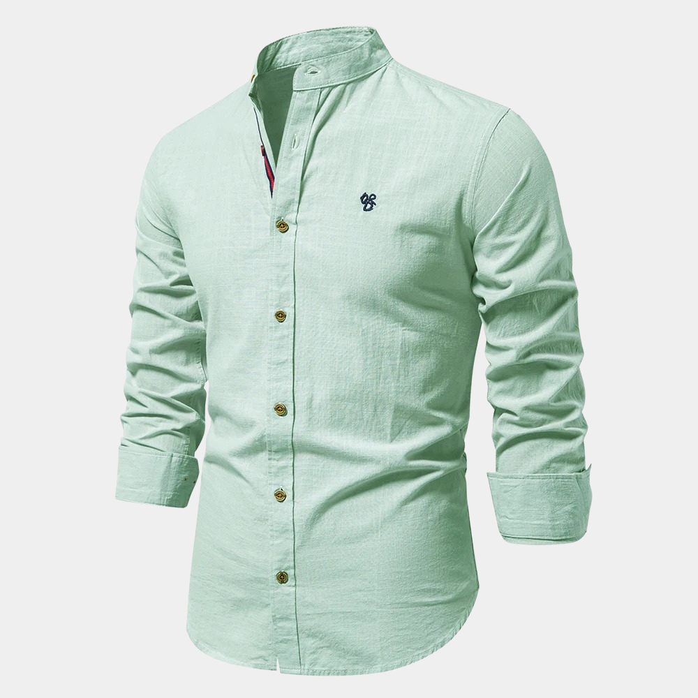 Elegante Slim-Fit-Kleidung Atmungsaktiv Stehkragen