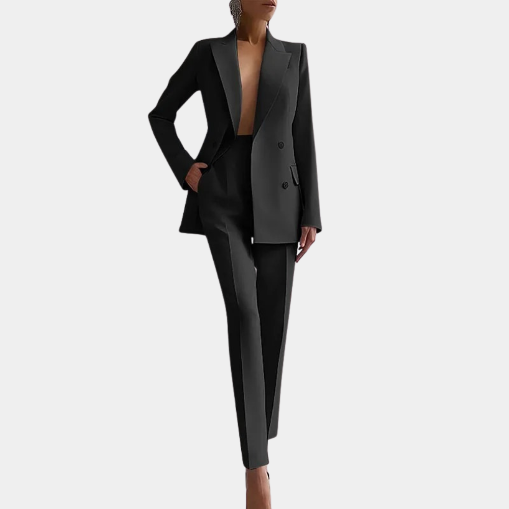 Damen Business-Anzug Modern Doppelknöpfe